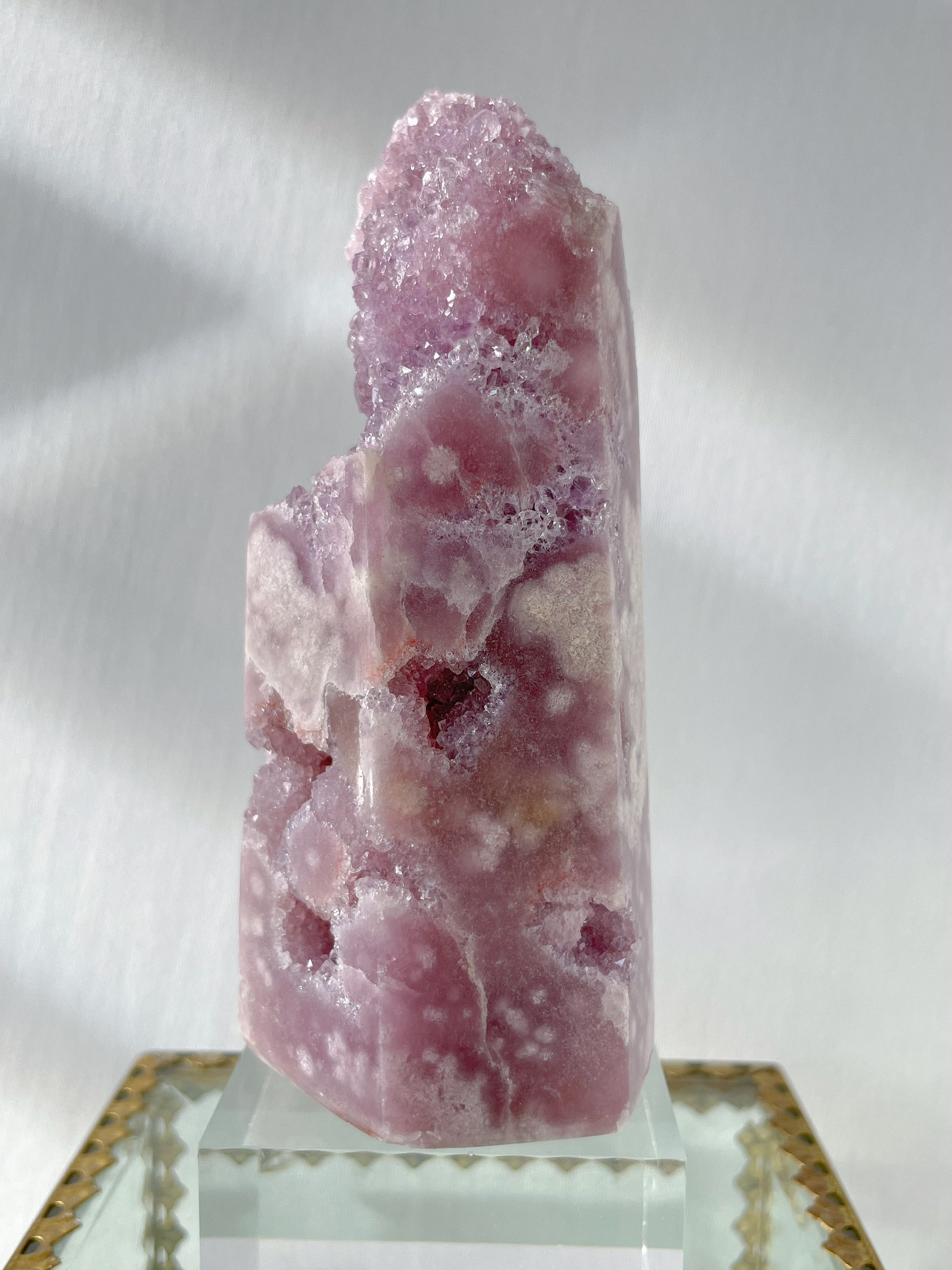 Purple and Pink Amethyst Tower 1