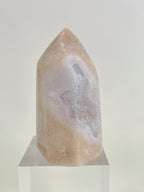 Pink Amethyst & Quartz Tower 19