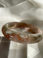 Flower Agate Bangle 1