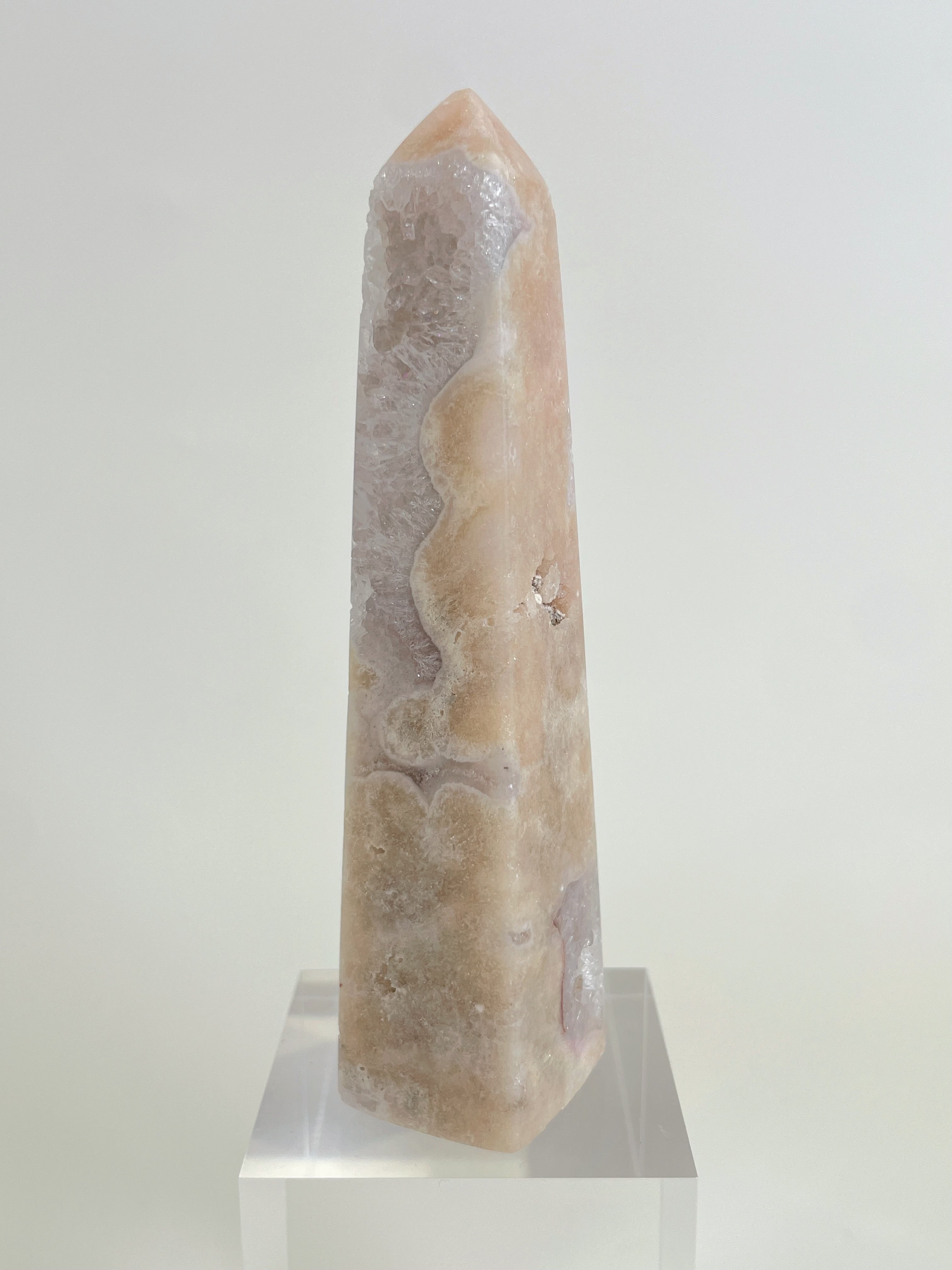 Pink Amethyst & Quartz Tower 20
