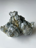 Grey Calcite with Graphite Cluster - China