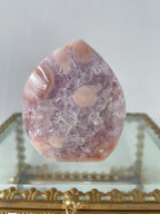 Flower Agate Purple Amethyst Freeform 3