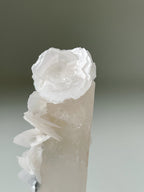 Flower Calcite on Quartz - Inner Mongolia, China