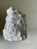 A beautiful crystal specimen of Fujian Sugar Fluorite with Muscovite, showcasing its unique texture and color.