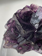 Stepped Purple Fluorite - Henan, China
