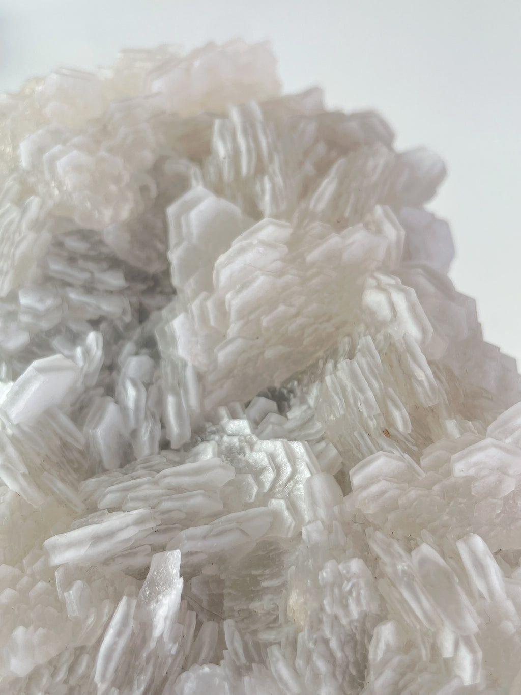 Beautiful crystal specimen featuring intricate layers of Biscuit Calcite from Fujian, China.