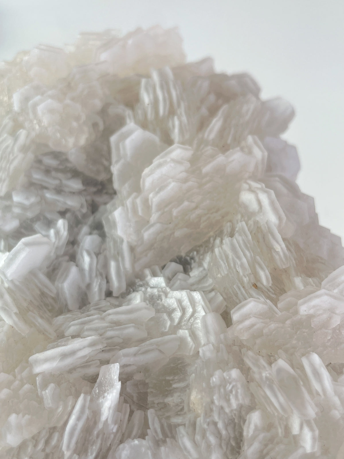 Beautiful crystal specimen featuring intricate layers of Biscuit Calcite from Fujian, China.