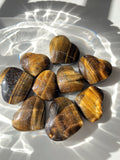 Mini Tiger's Eye Hearts - Intuitively Chosen