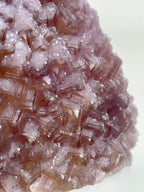 Mauve & Amber Stepped Fluorite – Minggang Mine, Henan, China