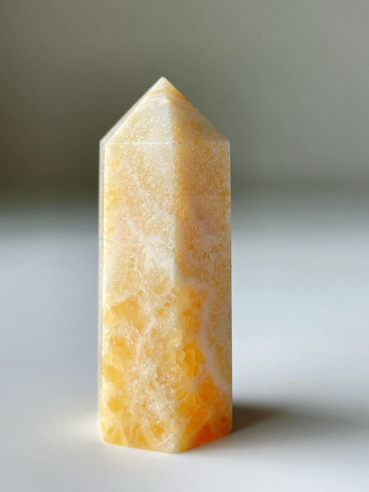 Orange Calcite Tower 1