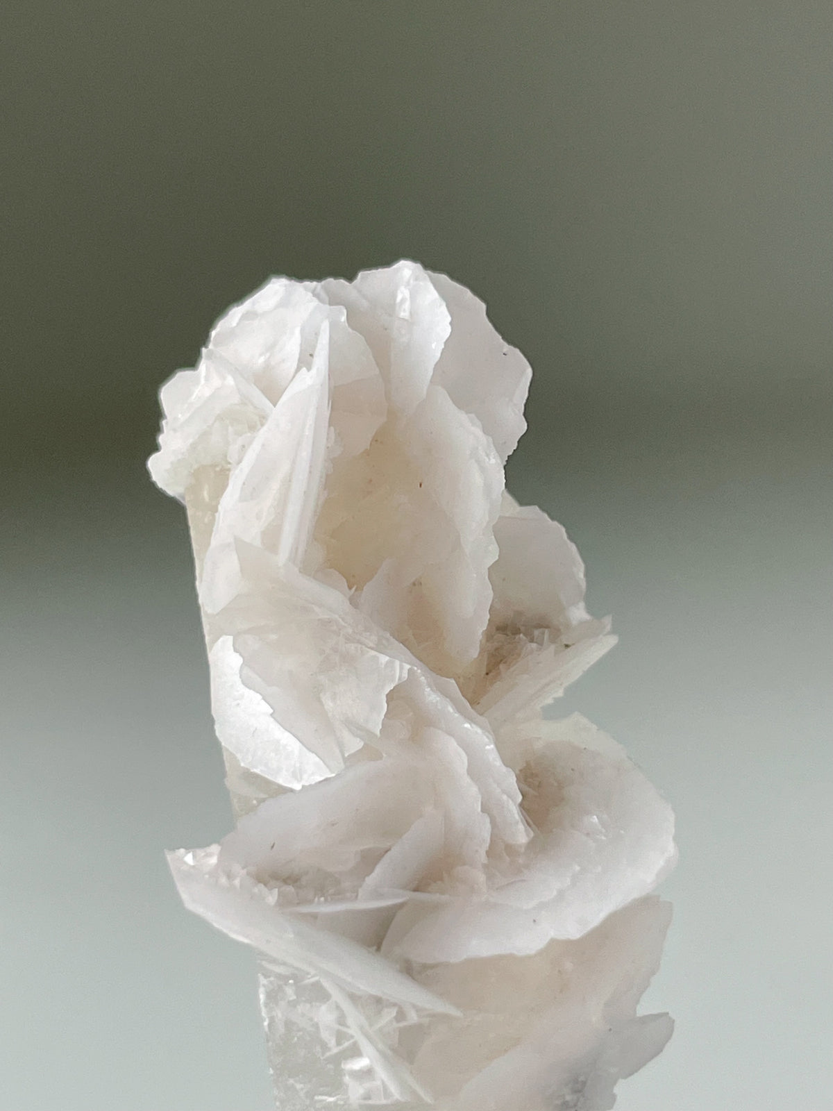 Flower Calcite on Quartz - Inner Mongolia, China