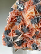Bi-colour Pink Barite with Galena & Cerussite - Midelt Province, Morocco