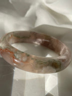 Flower Agate Bangle 1
