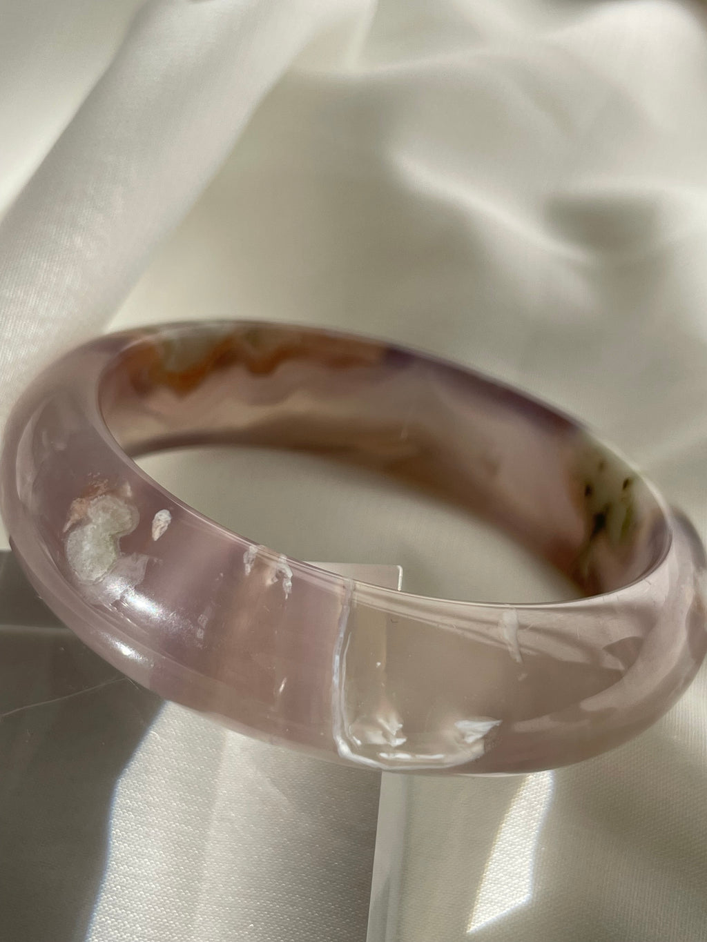 Flower Agate Bangle 3