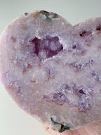 1.6KG Statement Pink Amethyst Heart on Stand 11