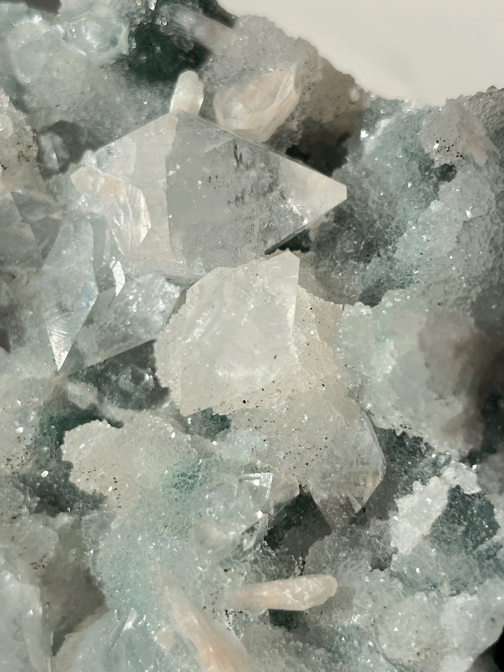 Apophyllite & Blue Chalcedony Cluster 5