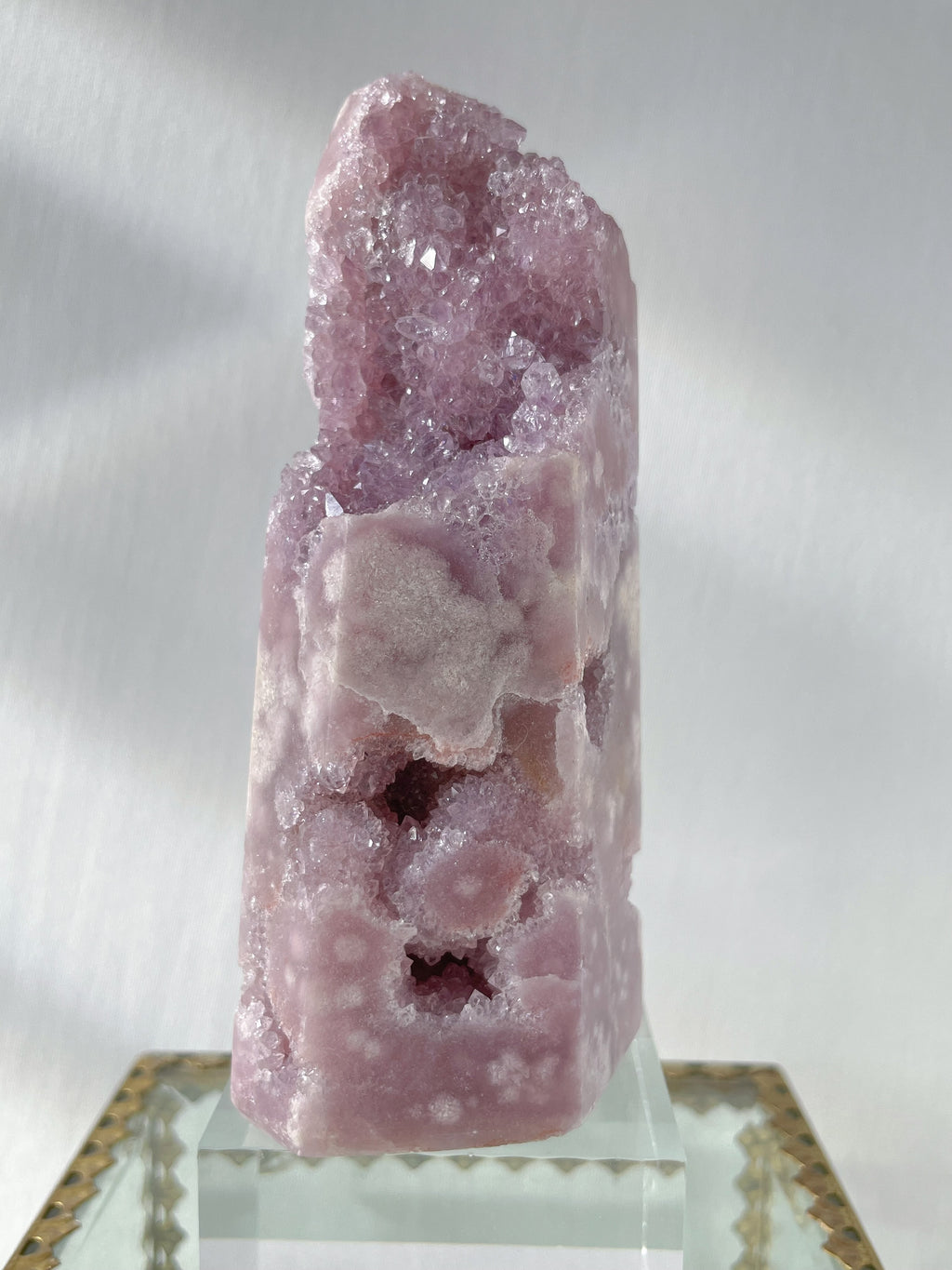 Purple and Pink Amethyst Tower 1