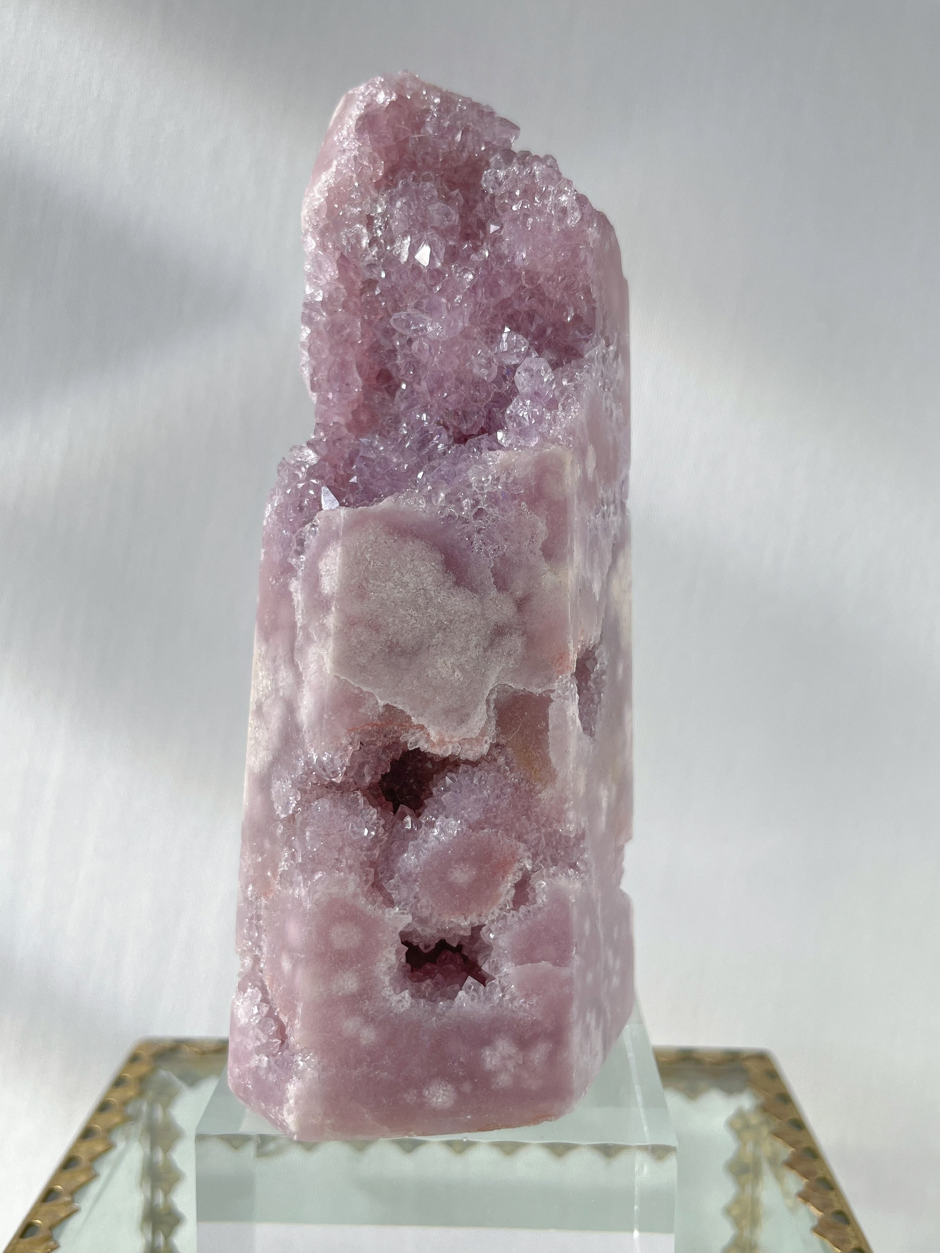 Purple and Pink Amethyst Tower 1