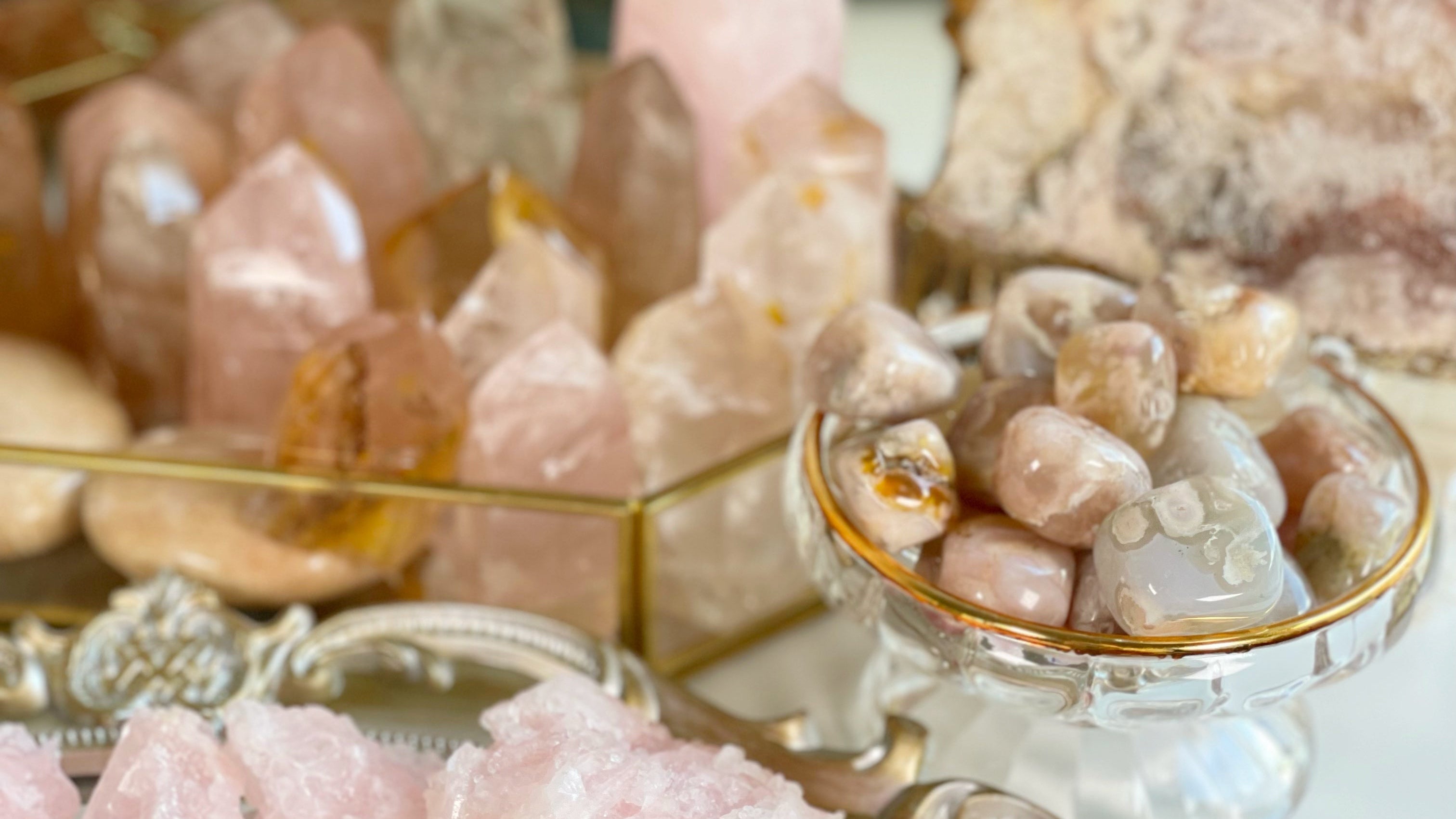 pink amethyst crystal