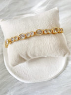 Waterproof Gold Tennis Bracelet | 18k Gold Filled – Bea image 0