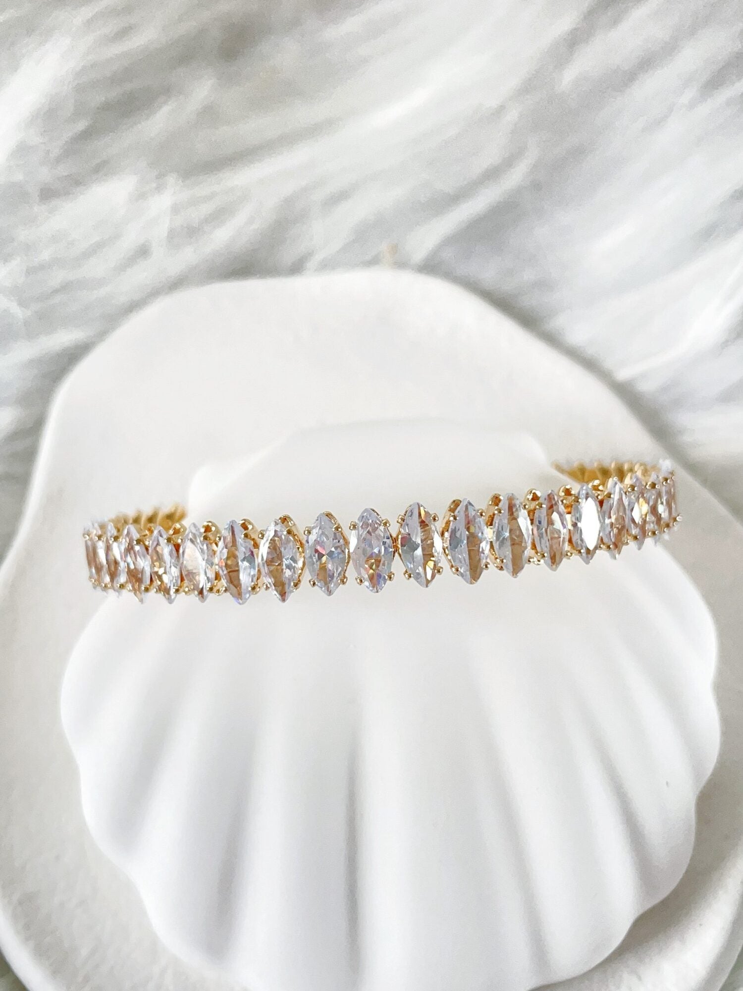 Waterproof Gold Bangle | 18k Gold Filled – Eva image 0