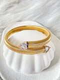 Waterproof Gold Bangle | 18k Gold Filled – Cara image 0