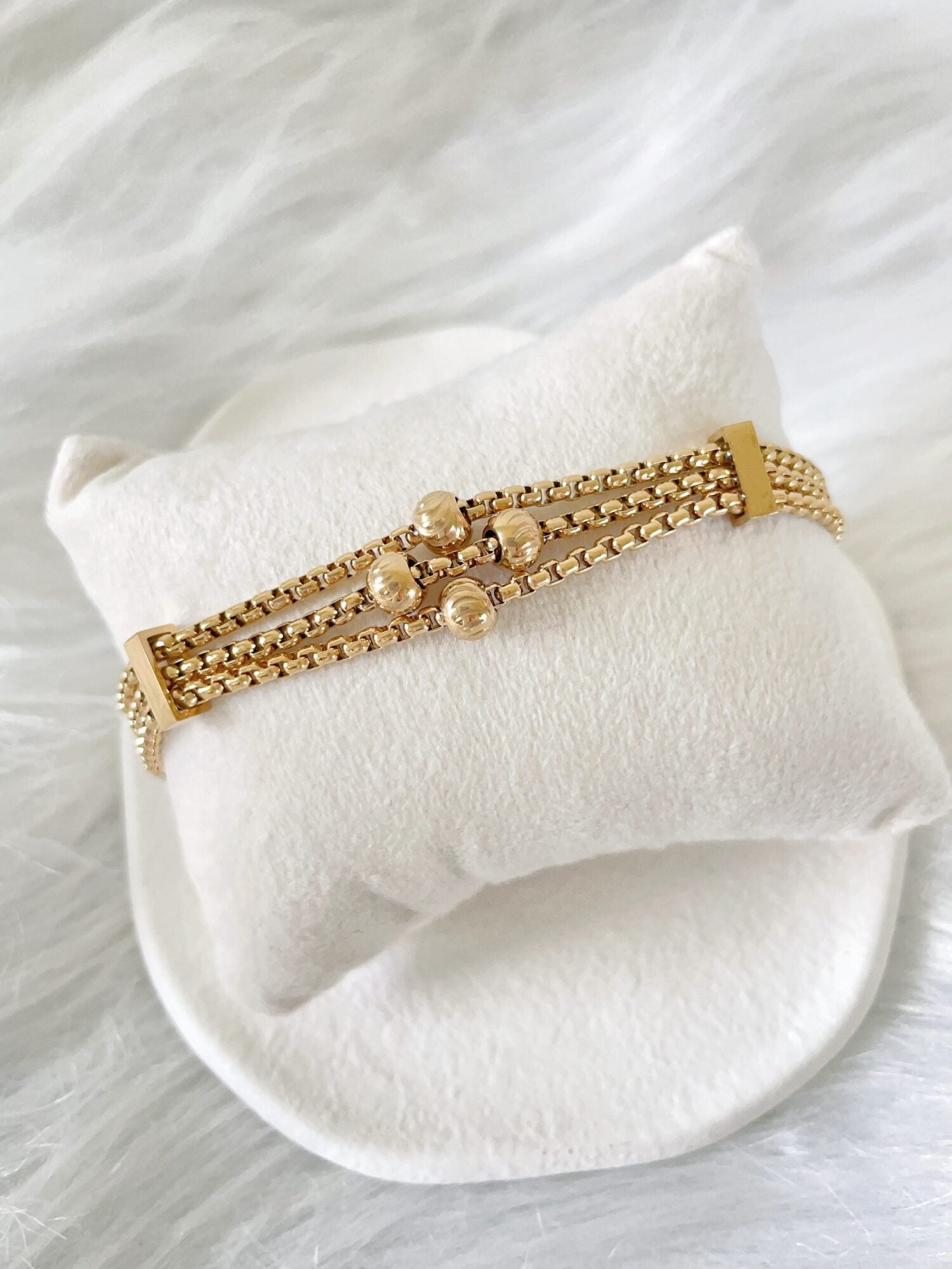 Waterproof Gold Chain Bracelet | 18k Gold Filled – Karla image 0