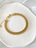 Waterproof Gold Chain Bracelet | 18k Gold Filled – Ari image 1