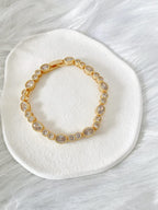Waterproof Gold Tennis Bracelet | 18k Gold Filled – Bea image 1