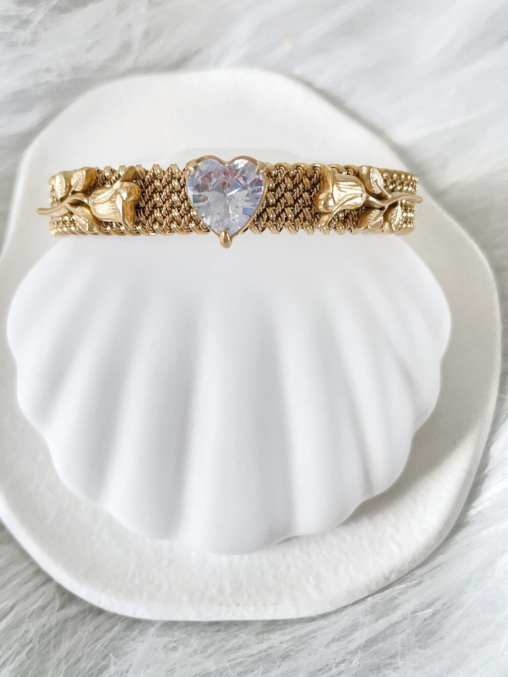 Waterproof Gold Chain Bangle | 18k Gold Filled – Nami image 0