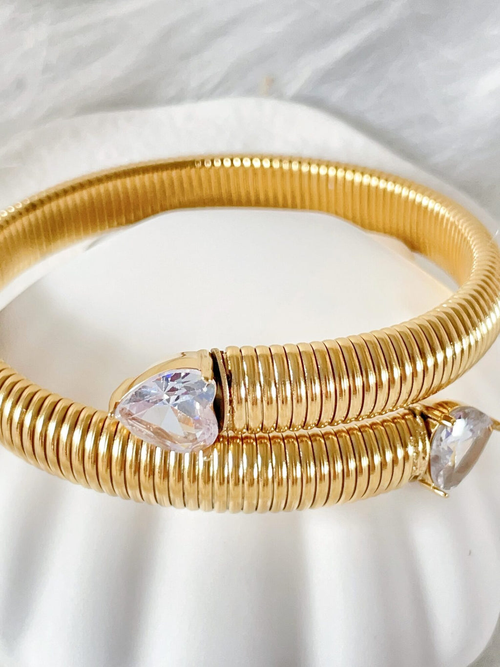 Waterproof Gold Bangle | 18k Gold Filled – Cara image 1