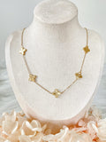 Waterproof Gold Clover Necklace | 18k Gold Filled – Lea image 0
