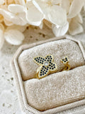 Waterproof Gold Butterfly and Star Ring | 18k Gold Filled – Philly image 0