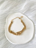 Waterproof Gold Chain Bracelet | 18k Gold Filled – Karla image 1