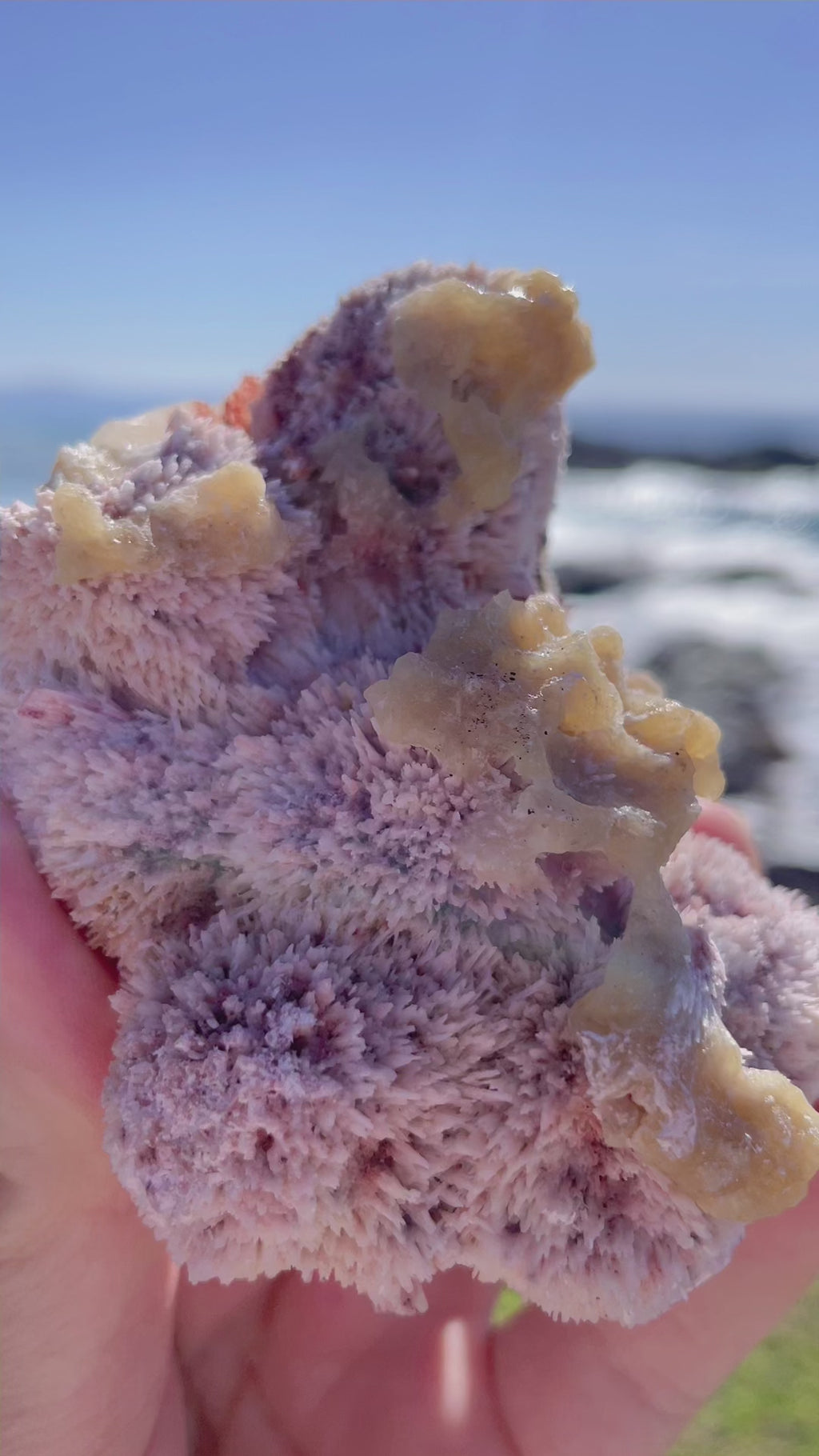 Pink Mordenite Specimen 4 - Maharashtra, India
