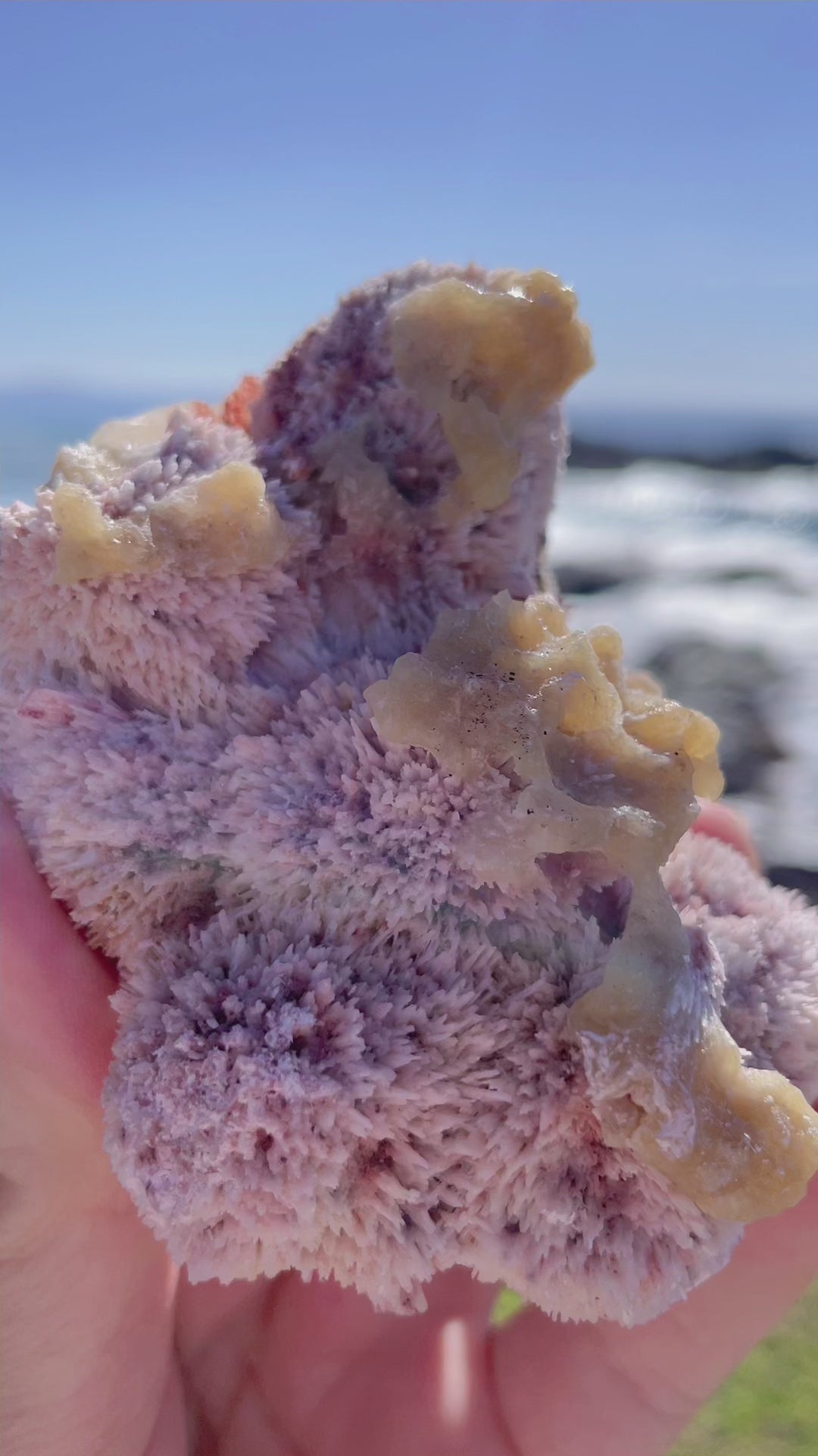 Pink Mordenite Specimen 4 - Maharashtra, India