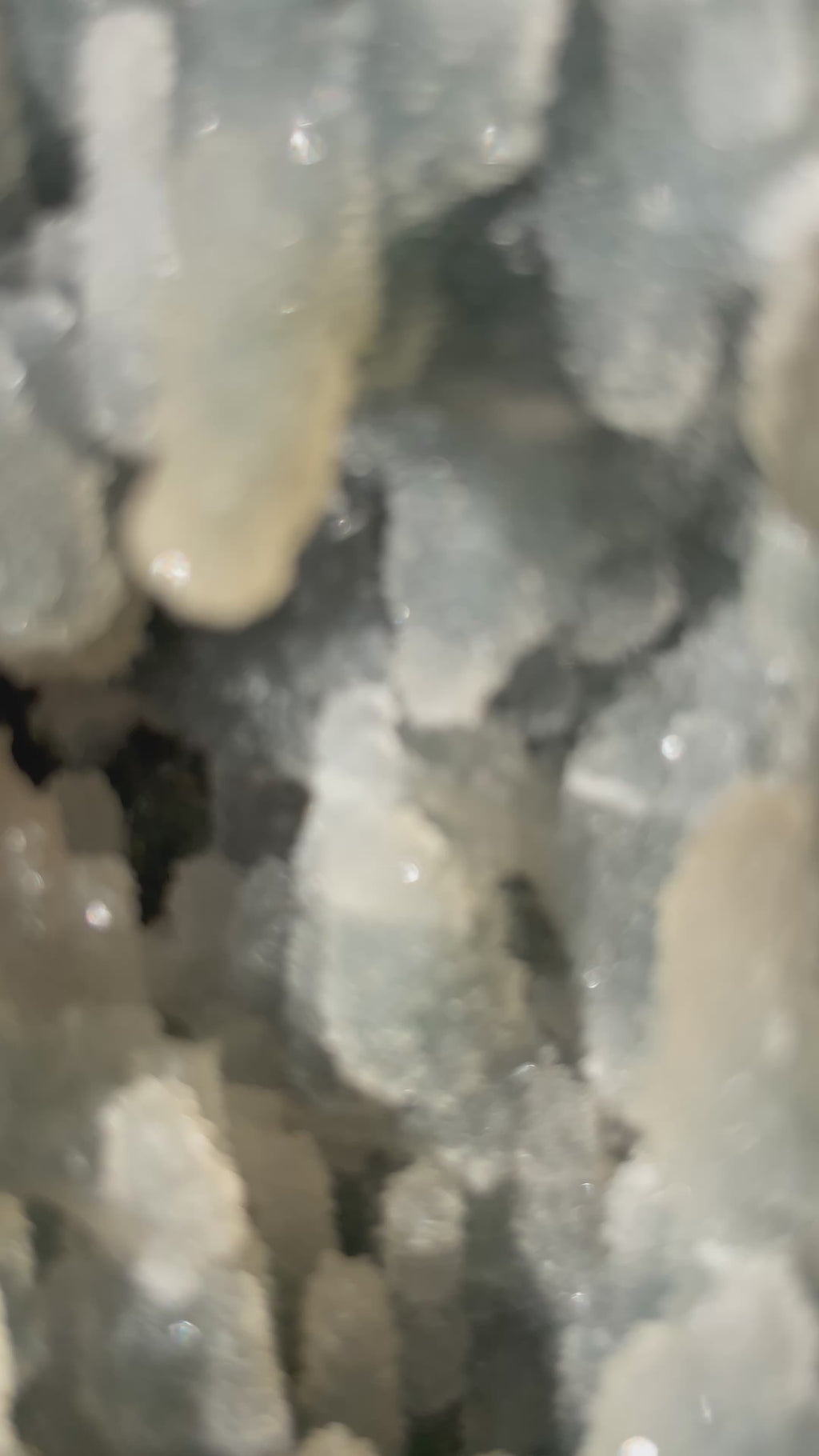 Blue Chalcedony Cluster 6 - Waterfall