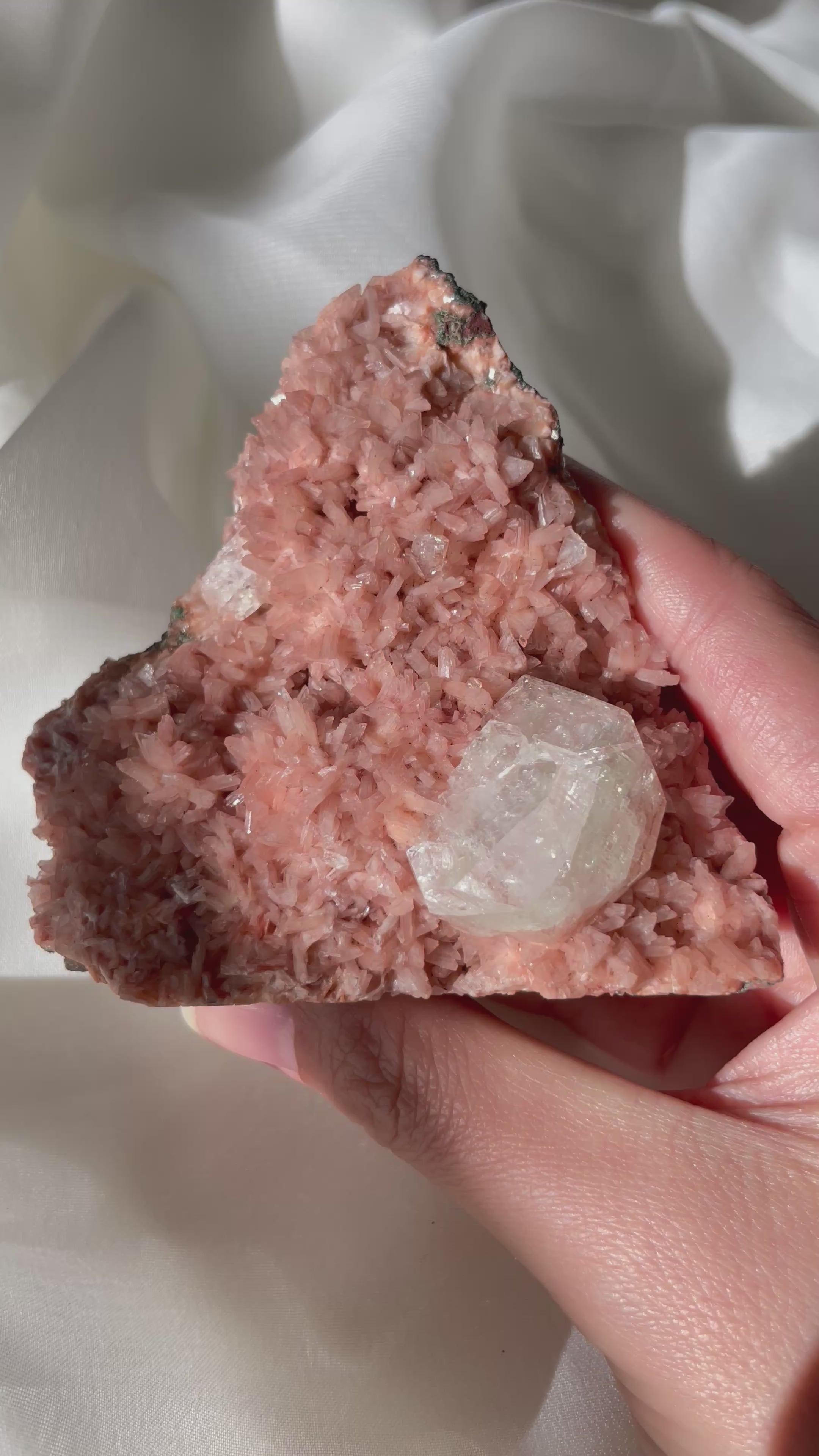 Pink Heulandite & Apophyllite 2