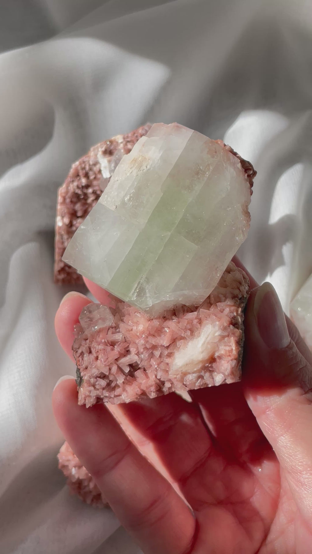 Pink Heulandite & Apophyllite 3