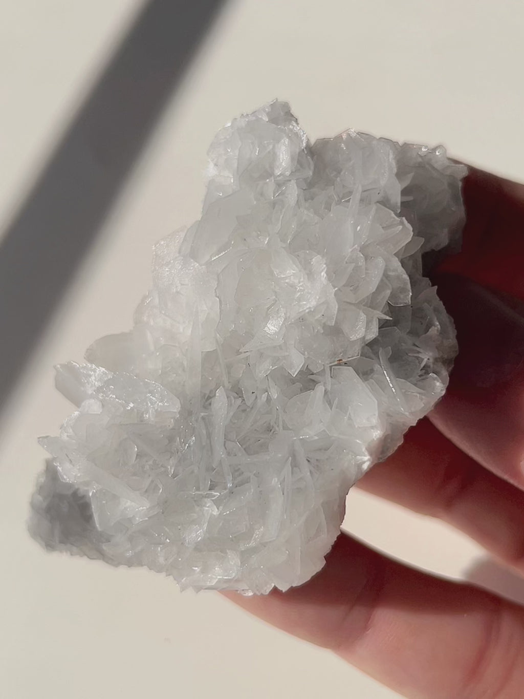 Bladed Calcite on Quartz - Fujian, China