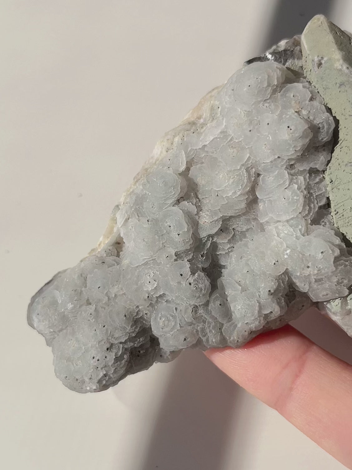 Petal Calcite with Pyrite on Quartz — Inner Mongolia, China