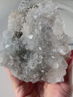 Apophyllite with Pink Calcite Cluster 2